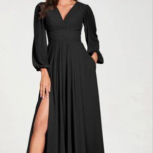 NWT~LAVETIR Prom Wedding Floor Length Gown~BLACK~20W